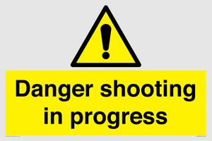 Danger shooting in progress